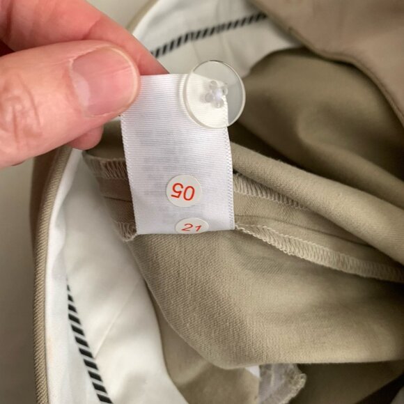 Crown & Ivy Petite Pants Cary Style Straight Ankle Stretch Khaki Size 12P NWT - Picture 6 of 9